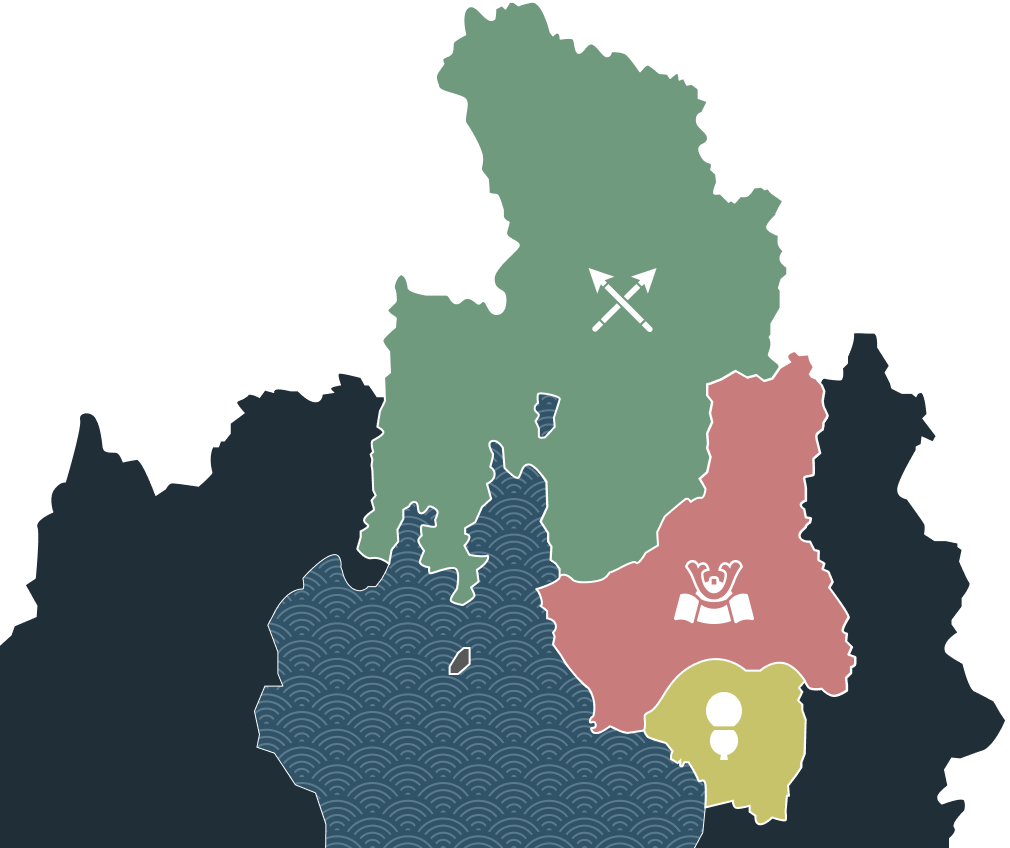 滋賀県北西部の地図