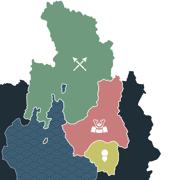 滋賀県北西部の地図