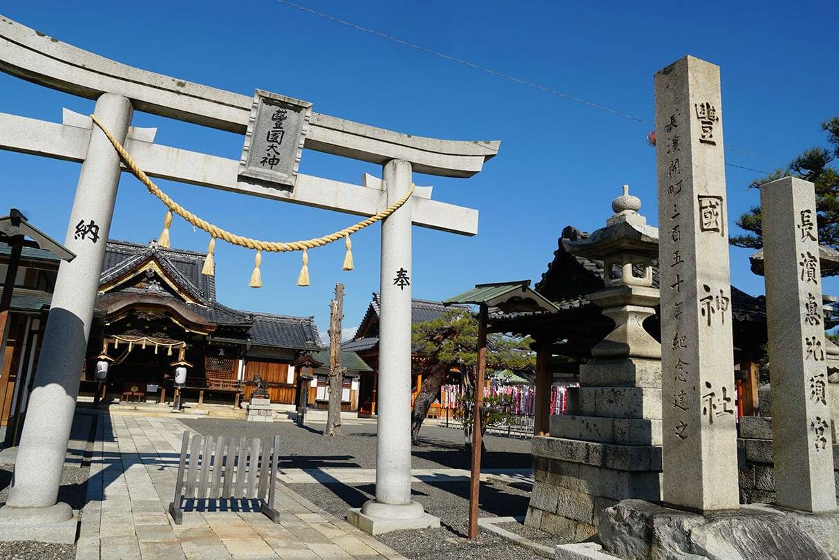 歴史のある神社の鳥居