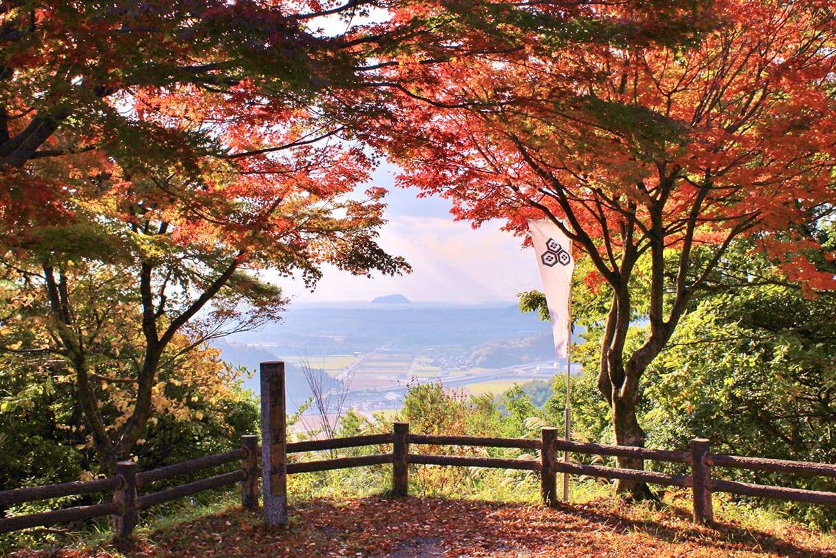 歴史的な建物が夕日に照らされ、美しいシルエットを描いている風景。